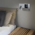 Faro - Suau Usb Lampe Applique Grise Avec Lecteur Led Droite HIGH POWERLED 50/60Hz 3W 3