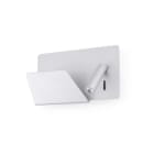 Faro - Suau Usb Lampe Applique Gris Avec Lecteur Led Gauche HIGH POWERLED 50/60Hz 3W 30