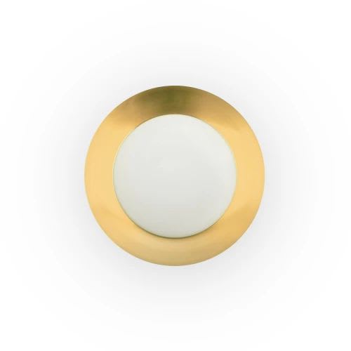 Faro - Side Led Plafonnier Noir Et Or 17W SMD LED 50/60Hz 17W3000K IP 20 1600lm classeI