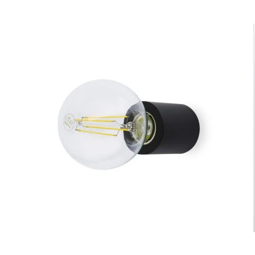 Faro - Ten Lampe Applique Noire Mate E27 50/60Hz 15W IP 20 classeII 100V-240V
