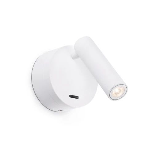 Faro - Boc Led Applique Lecteur Blanc HIGH POWER LED 50/60Hz 3W 3000KIP 20 130lm classe