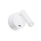 Faro - Boc Led Applique Lecteur Blanc HIGH POWER LED 50/60Hz 3W 3000KIP 20 130lm classe