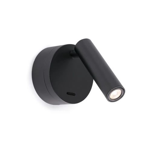 Faro - Boc Led Applique Lecteur Noir HIGH POWER LED 50/60Hz 3W 3000KIP 20 130lm classe
