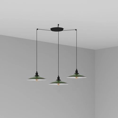 Faro - Lang Lampe Suspension Vert 3L E27 50/60Hz 15W IP 20 classeI 100V-240V