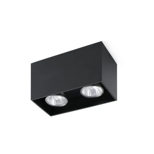Faro - Tecto-2 Plafonnier Noire Gu10 GU10 50/60Hz 8W IP 20 classe I100V-240V