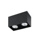 Faro - Tecto-2 Plafonnier Noire Gu10 GU10 50/60Hz 8W IP 20 classe I100V-240V