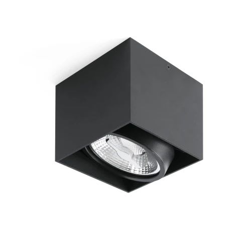 Faro - Tecto-1 Plafonnier Noire Ar111 G53 AR111 50/60Hz 15W IP 20 classeIII 100V-240V