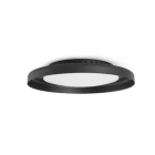 Faro - Dolme Led Plafonnier Noir SMD LED 50/60Hz 24W 3000K IP 201260lm classe I 220V-24
