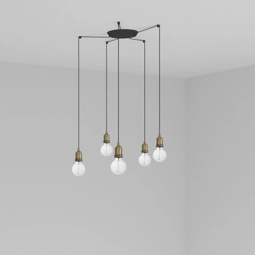Faro - Art Lampe Suspension Vieil Or 5L E27 50/60Hz 15W IP 20classe I 100V-240V