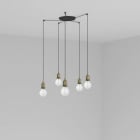 Faro - Art Lampe Suspension Vieil Or 5L E27 50/60Hz 15W IP 20classe I 100V-240V