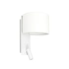 Faro - Fold Lampe Applique Blanche Avec Lecteur Led E27 50/60Hz 15W IP20 classe I 100V-