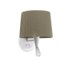 Faro - Samba Lampe Applique Avec Lecteur Blanc/Enrubanné Vert E27 50/60Hz 15W IP20 clas