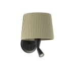 Faro - Samba Lampe Applique Avec Lecteur Noire/Enrubanné Vert E27 50/60Hz 15W IP20 clas