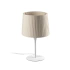 Faro - Samba Lampe De Table Avec Un Blanc/Enrubanné Beige E27 50/60Hz 15WIP 20 classe I