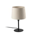 Faro - Samba Lampe De Table Avec Un Noire/Enrubanné Beige E27 50/60Hz 15WIP 20 classe I