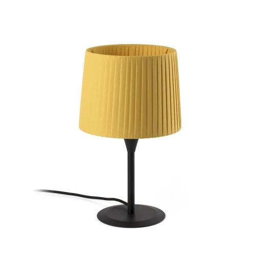 Faro - Samba Lampe De Table Avec Un Noire/Enrubanné Jaune E27 50/60Hz 15WIP 20 classe I