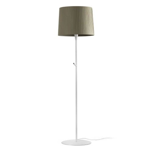 Faro - Samba Lampadaire Blanc/Enrubanné Vert E27 50/60Hz 15W IP 20classe II 100V-240V