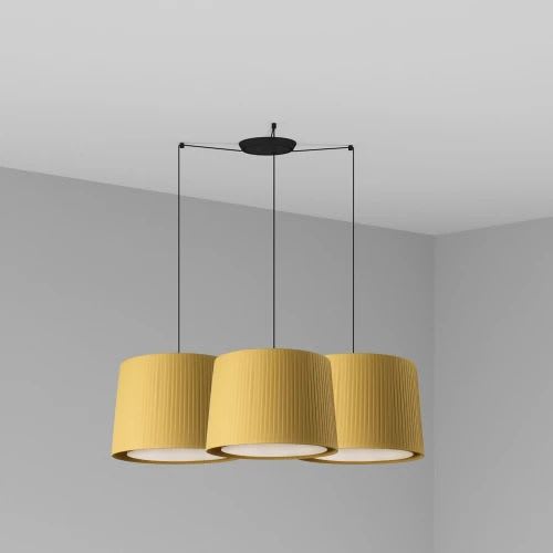 Faro - Samba Lampe Suspension Noir/Jaune 3L E27 50/60Hz 15W IP 20 classeII 100V-240V