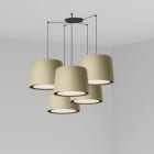 Faro - Samba Lampe Suspension Noir/Vert 5L E27 50/60Hz 15W IP 20 classeII 100V-240V