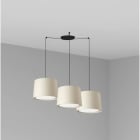 Faro - Conga Lampe Suspension Beige 3L E27 50/60Hz 15W IP 20 classeII 100V-240V
