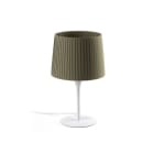 Faro - Samba Mini Lampe De Table Avec Un Blanc/Enrubanné Vert E27 50/60Hz15W IP 20 clas