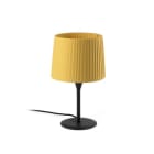 Faro - Samba Mini Lampe De Table Avec Un Noire/Enrubanné Jaune E27 50/60Hz15W IP 20 cla