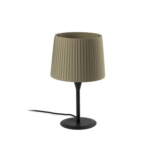 Faro - Samba Mini Lampe De Table Avec Un Noire/Enrubanné Vert E27 50/60Hz15W IP 20 clas