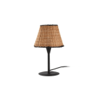 Faro - SUMBA Mini Lampe de table avec un noire/rotin E27 50/60Hz 15WIP 20 classe II 100