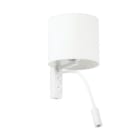 Faro - Tira Lampe Applique Blanche Avec Lecteur Led E27 50/60Hz 15W IP20 classe I 100V-