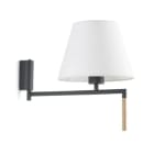 Faro - Ron Applique Gris Foncé/Blanc E27 50/60Hz 15W IP 20 classe I100V-240V