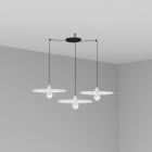 Faro - Plat Lampe Suspension Blanche 3L E27 50/60Hz 15W IP 20 classeII 100V-240V