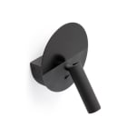 Faro - DUAS LED Lampe applique lecteur noir avec USB COB LED 50/60Hz3W 2700K IP 20 700m