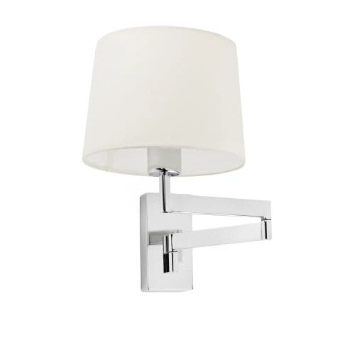 Faro - Artis Lampe Applique Avec Bras Articulé Chrome/Beige E27 50/60Hz 15W IP20 classe