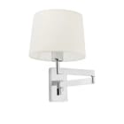 Faro - Artis Lampe Applique Avec Bras Articulé Chrome/Beige E27 50/60Hz 15W IP20 classe