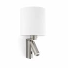 Faro - Rob Lampe Applique Nickel Mat Avec Lecteur Led E27 50/60Hz 15WIP 20 classe I 100
