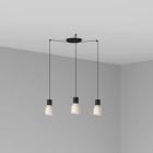 Faro - Kombo Lampe Suspension Beige Ø120 3L E27 50/60Hz 15W IP 20classe II 100V-240V