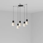 Faro - Kombo Lampe Suspension Beige Ø120 5L E27 50/60Hz 15W IP 20classe II 100V-240V