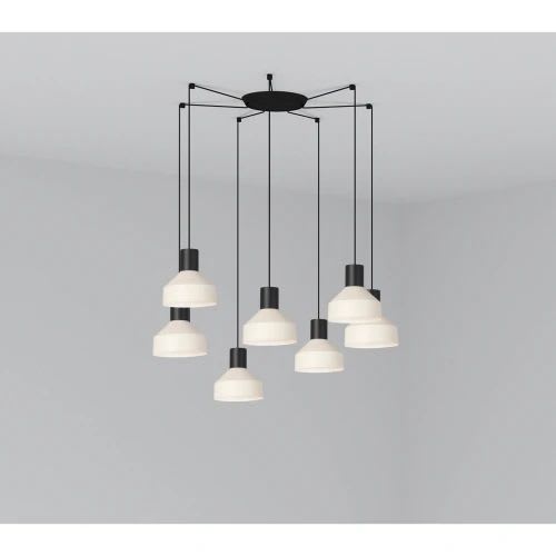 Faro - Kombo Lampe Suspension Beige Ø200 7L E27 50/60Hz 15W IP 20classe II 100V-240V