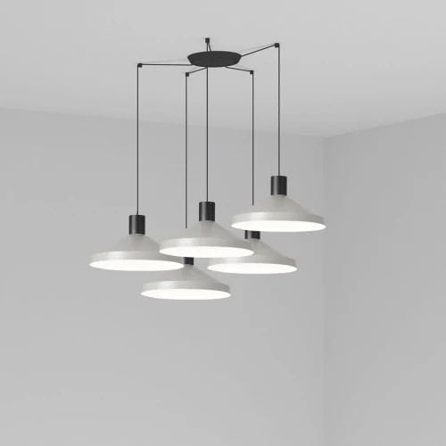 Faro - Kombo Lampe Suspension Gris Ø400 5L E27 50/60Hz 15W IP 20classe II 100V-240V