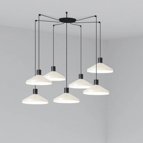 Faro - Kombo Lampe Suspension Beige Ø400 7L E27 50/60Hz 15W IP 20classe II 100V-240V