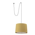 Faro - Samba Lampe Suspension Noir/Jaune Avec Fiche E27 50/60Hz 15W IP 20classe II 100V
