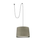 Faro - Samba Lampe Suspension Noir/Vert Avec Fiche E27 50/60Hz 15W IP 20classe II 100V-