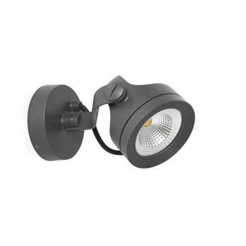 Faro - Alfa Led Lampe Projecteur Gris Foncé COB LED 50/60Hz 13W 3000KIP 65 900lm classe