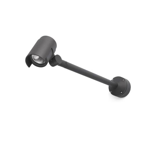 Faro - Foc-2 Led Lampe Projecteur Gris Foncé COB LED 50/60Hz 16W 3000KIP 65 800lm class