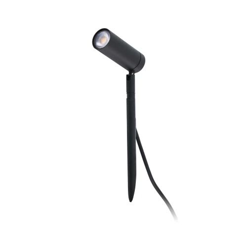 Faro - Seth Led Lampe À Piquer Noire H 28Cm SMD LED 50/60Hz6W 2700K IP 44 450lmclasse I