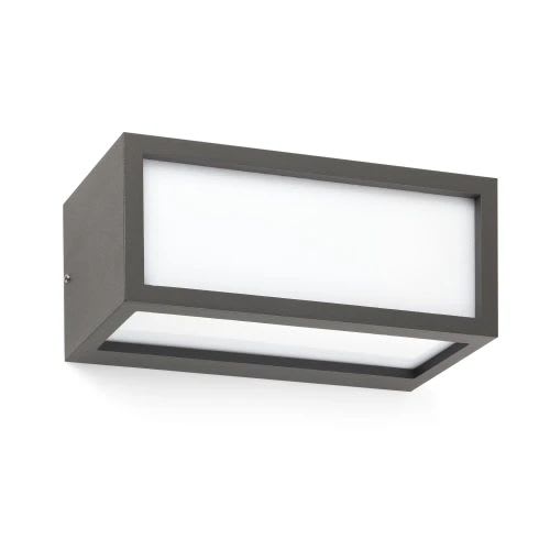 Faro - Tejo Lampe Applique Gris Foncé E27 50/60Hz 15W IP 54 IK6 classe I 100V-240V
