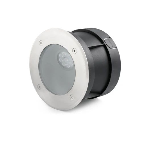 Faro - Salt Led Lampe Encastable Asymétrique Inox COB LED 50/60Hz 9W 3000KIP 67 IK 8 50