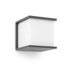 Faro - Kubick Lampe Applique Gris Foncé E27 50/60Hz 15W IP 44 classeI 100V-240V