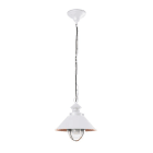 Faro - Náutica-P Lampe Suspension Blanche Et Cuivre E27 50/60Hz 15W IP 33classe I 100V-
