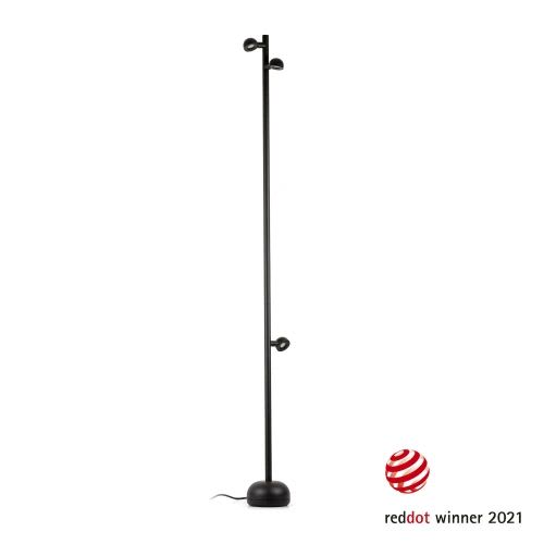 Faro - Brot Lampadaire  Noir Avec Câble SMD LED 50/60Hz 21W2700K IP 65 930lm classeI 10